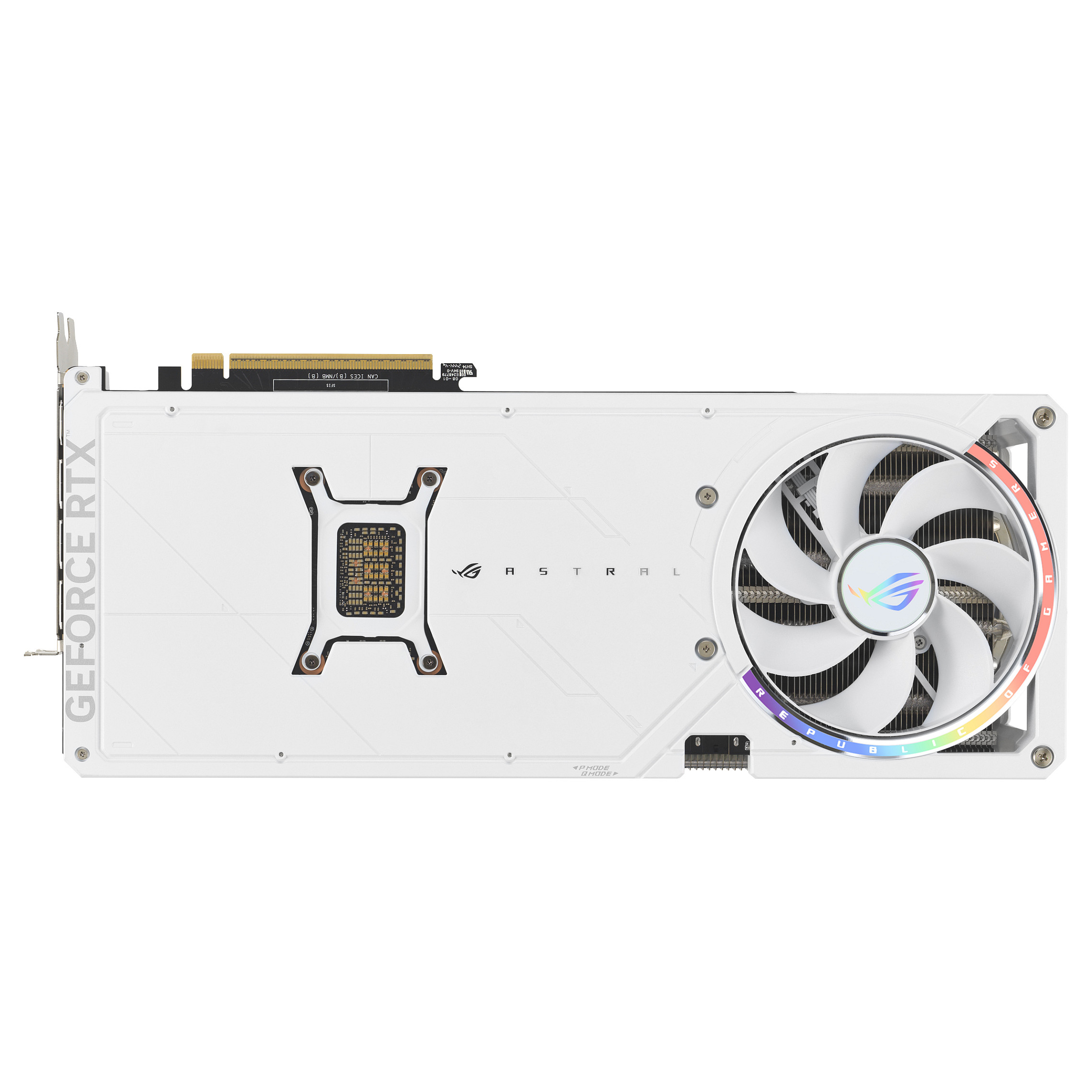 Kartë Grafike NVIDIA ASUS ROG Astral GeForce RTX 5080 OC White Edition / 16GB GDDR7 / PCIe 5.0 / 4 Fan – Bardhë - 3