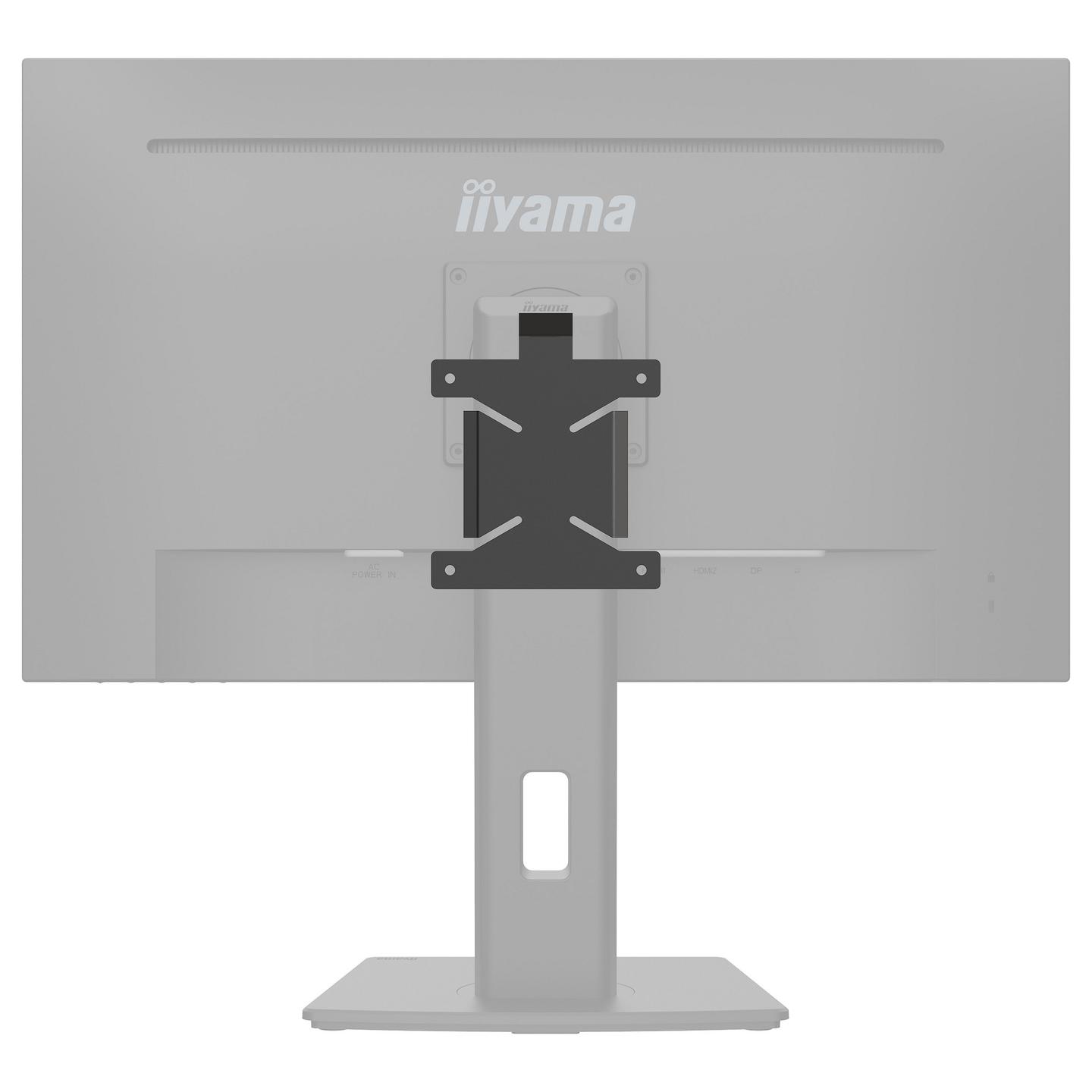 Aksesor për Mbajtëse Monitori iiyama MD-BRPCV08 / Mini PC / Thin Client / VESA / 32–34" - Zezë - 4