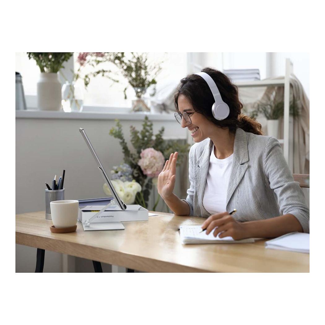DURABLE TABLET STAND RISE 894023 Mbajtëse për Tablet / Smartphone 7–13" / Alumin / Palosëse / Kënd i Rregullueshëm – Argjendi - 7