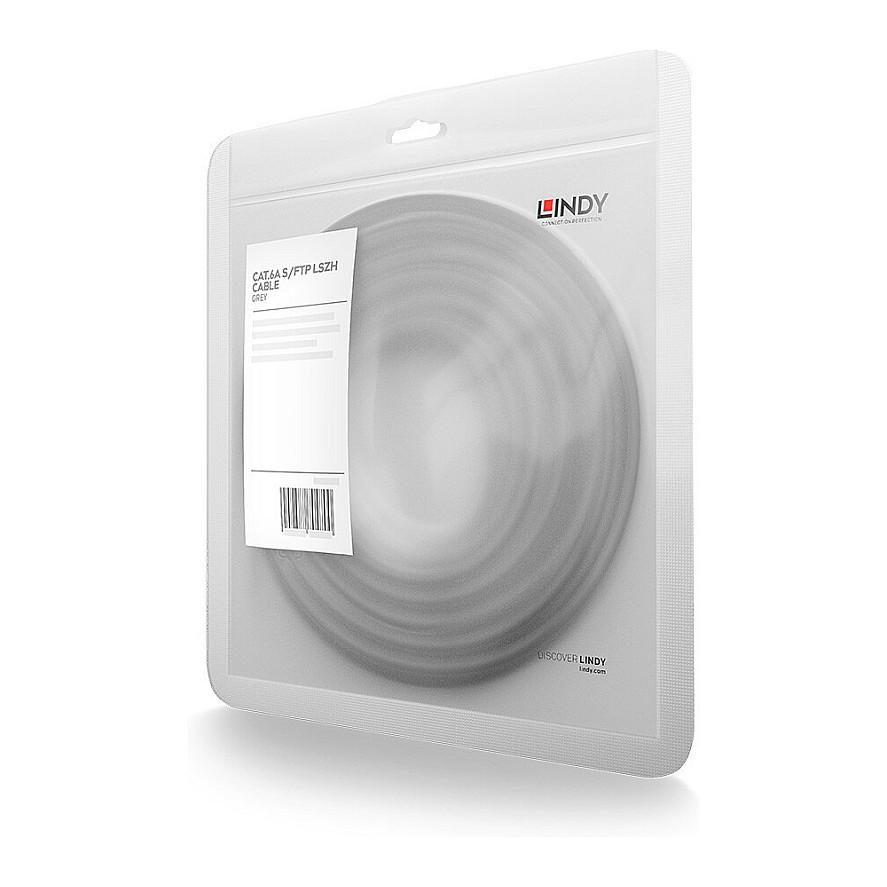 Kabllo për Rrjet LINDY 47636 / Cat 6A / S/FTP / RJ-45 / 500 MHz / 7.5m - Gri - 2