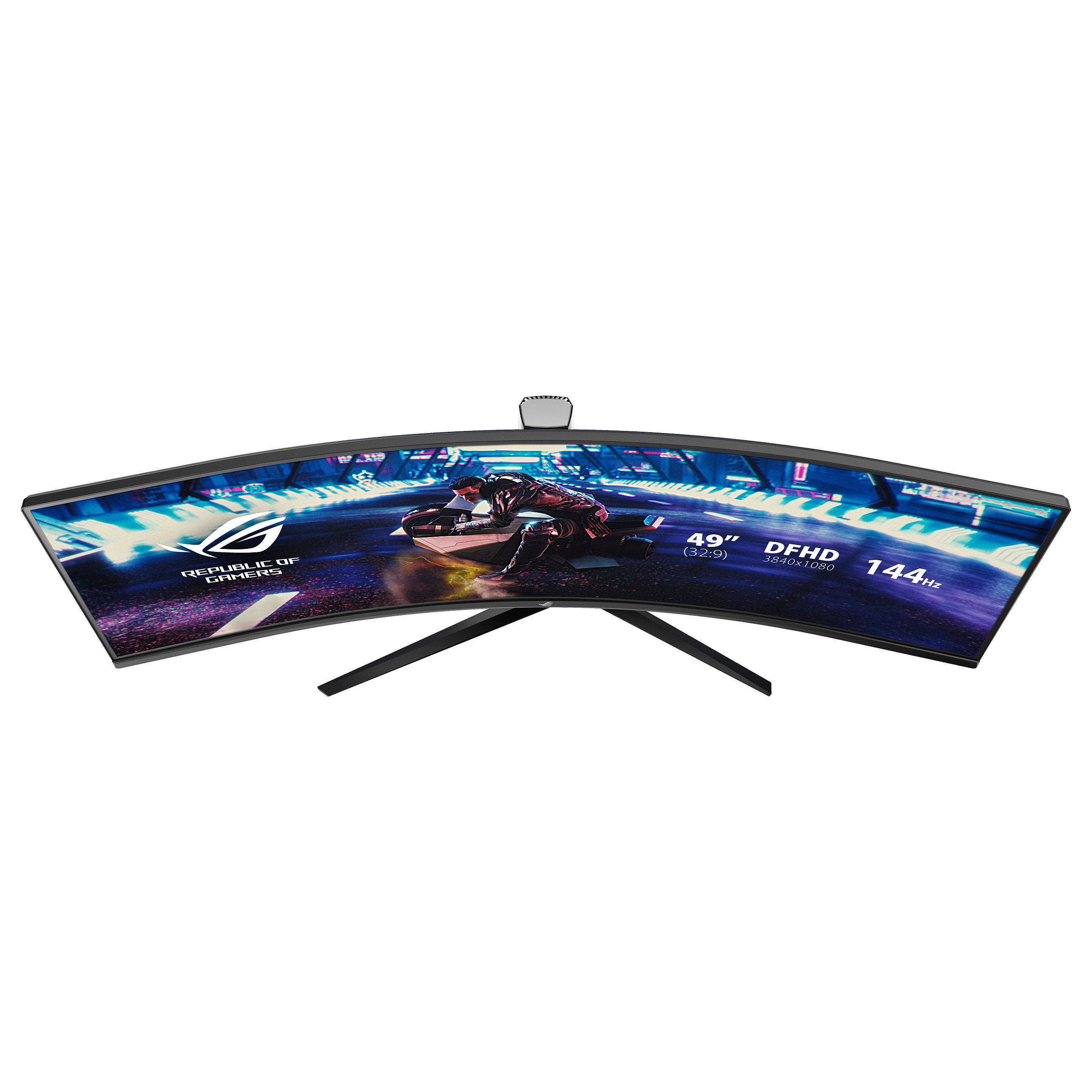 Monitor Gaming i lakuar ASUS ROG Strix XG49VQ / 49" UltraWide Full HD 144 Hz 4 ms VA Curved / UW-HDR HDMI DP / e zezë - 5