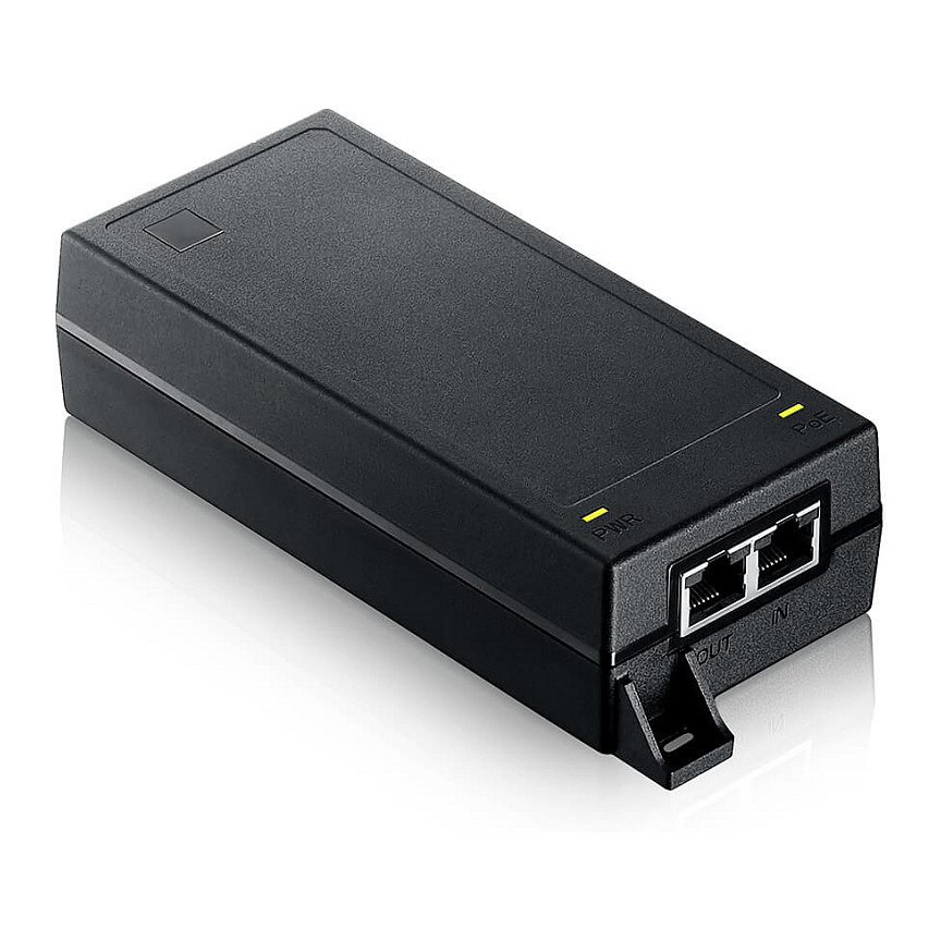Zyxel POE 12-60W 60W PoE++ Injector 2.5G/5G Multi-Gig Ethernet IEEE 802.3bt PoE Adapter - 1