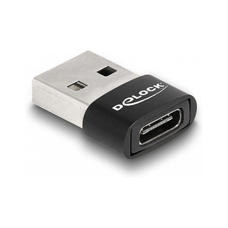 Adapter USB DELOCK USB 2.0  USB Type‑A Male → USB Type‑C Female – Zezë - 2