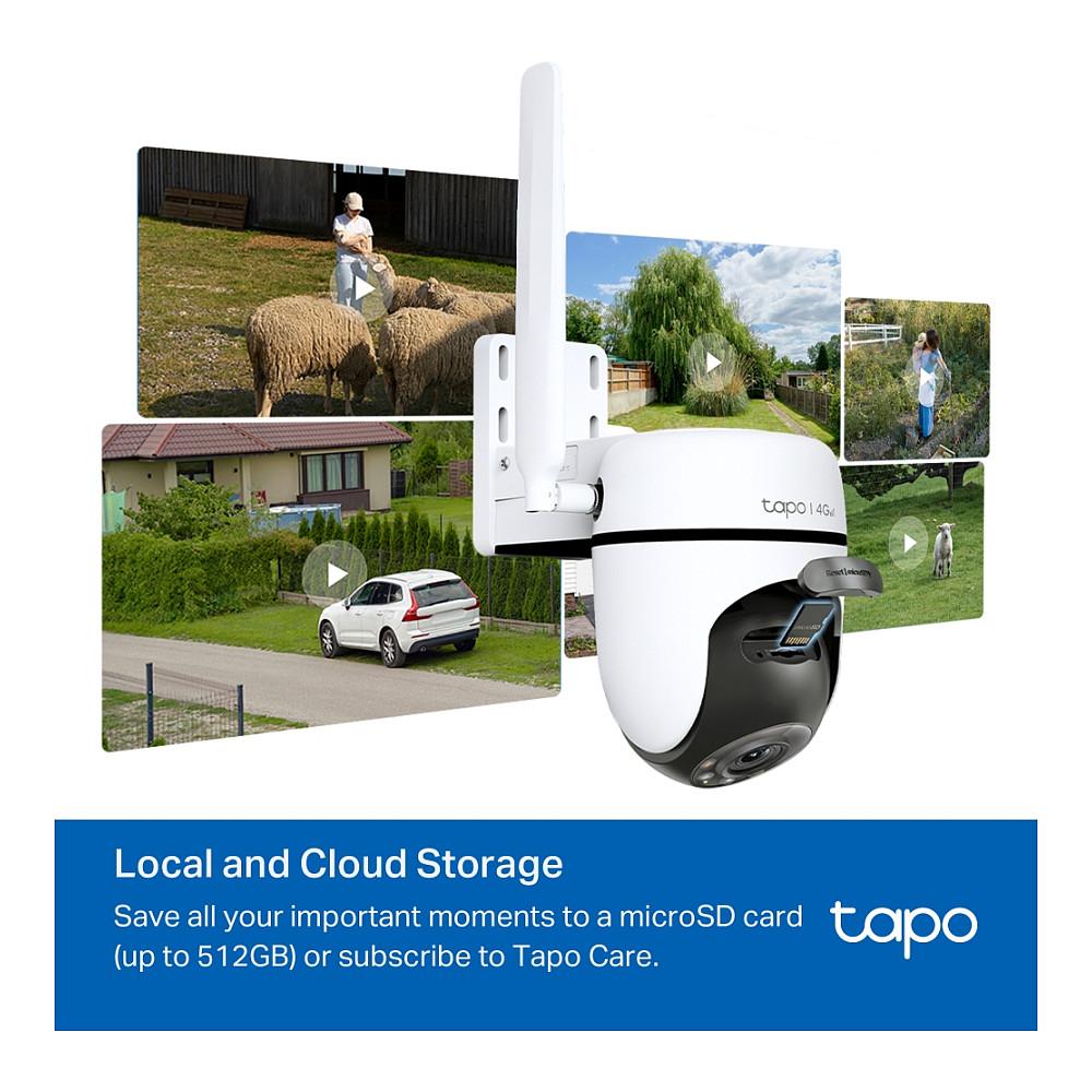 Kamerë Sigurie IP CCTV TP-Link Tapo C501GW, Full HD 1080p, 3.17 mm, 105°, 4G LTE, Pan & Tilt 360°, IR 30 m, Color Night Vision, PoE, IP66 - Bardhë - 12