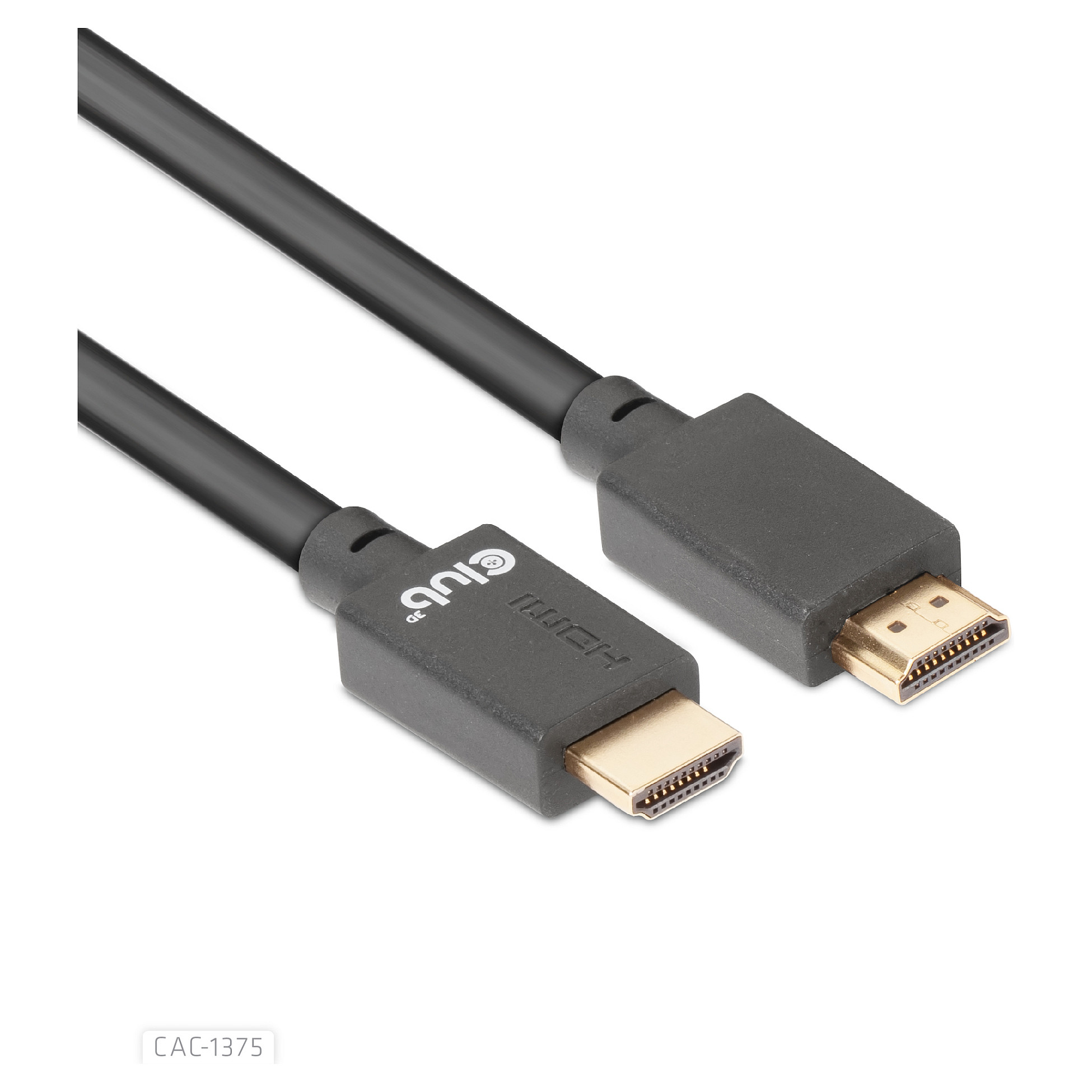 Kabllo HDMI Club3D / HDMI-A Plug → HDMI-A Plug / Version 2.1 / Ultra High Speed / 10K HDR / 5.0m - Zezë - 5