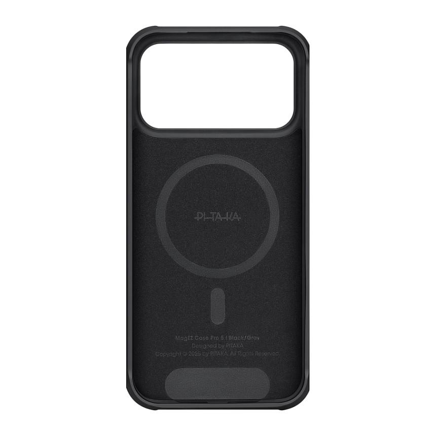 Aksesorë për telefon PITAKA KI1701MGP / Case / MagSafe / Fibër Aramide & TPU / Apple iPhone 17 Pro - Zezë - 2
