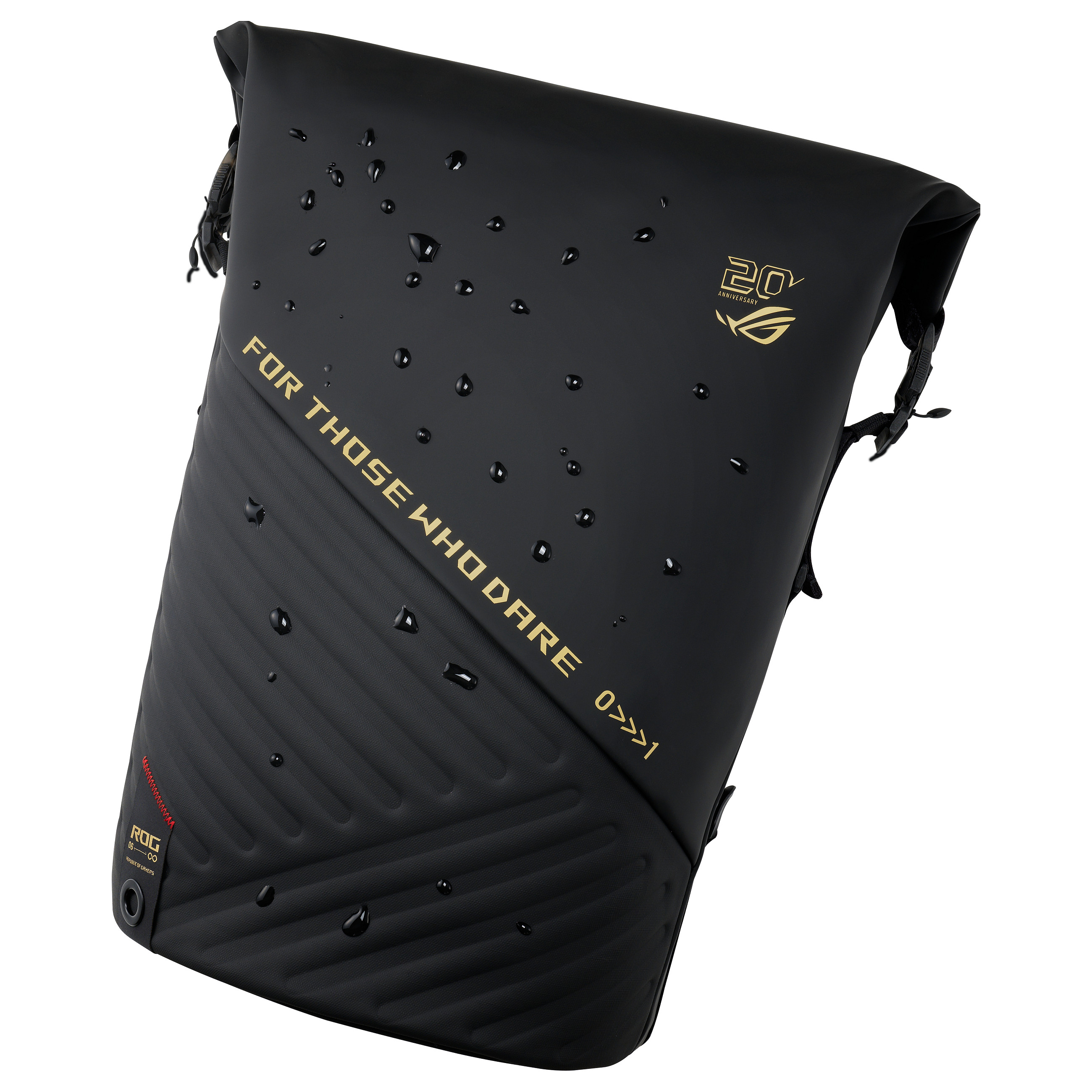 Çantë ASUS ROG SLASH Edition 20 / 18" / 26L / Roll-Top / FIDLOCK / Water-Repellent - Zezë - 8