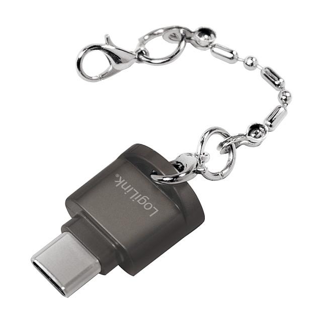 Lexues Kartelash LogiLink CR0039 / microSD / microSDHC / microSDXC / USB-C / USB 2.0 / 480 Mbit/s - Gri