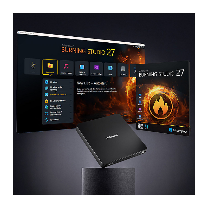 DVD e jashtme Intenso EOD 400D Slim USB 3.2 Gen1 - Zezë - 15
