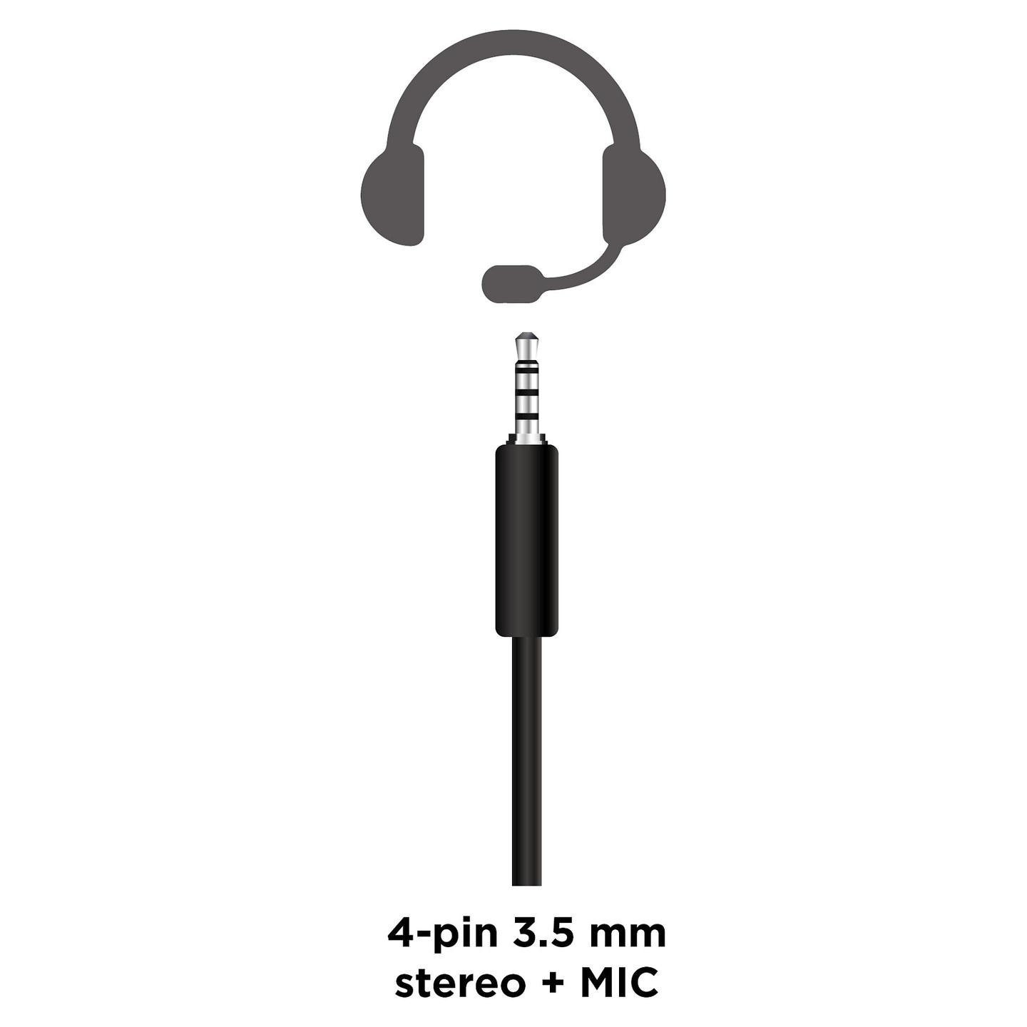 Kufje Gaming Gembird GHS-05-B / Wired / 3.5mm / Over-Ear - Zezë/Blu - 3