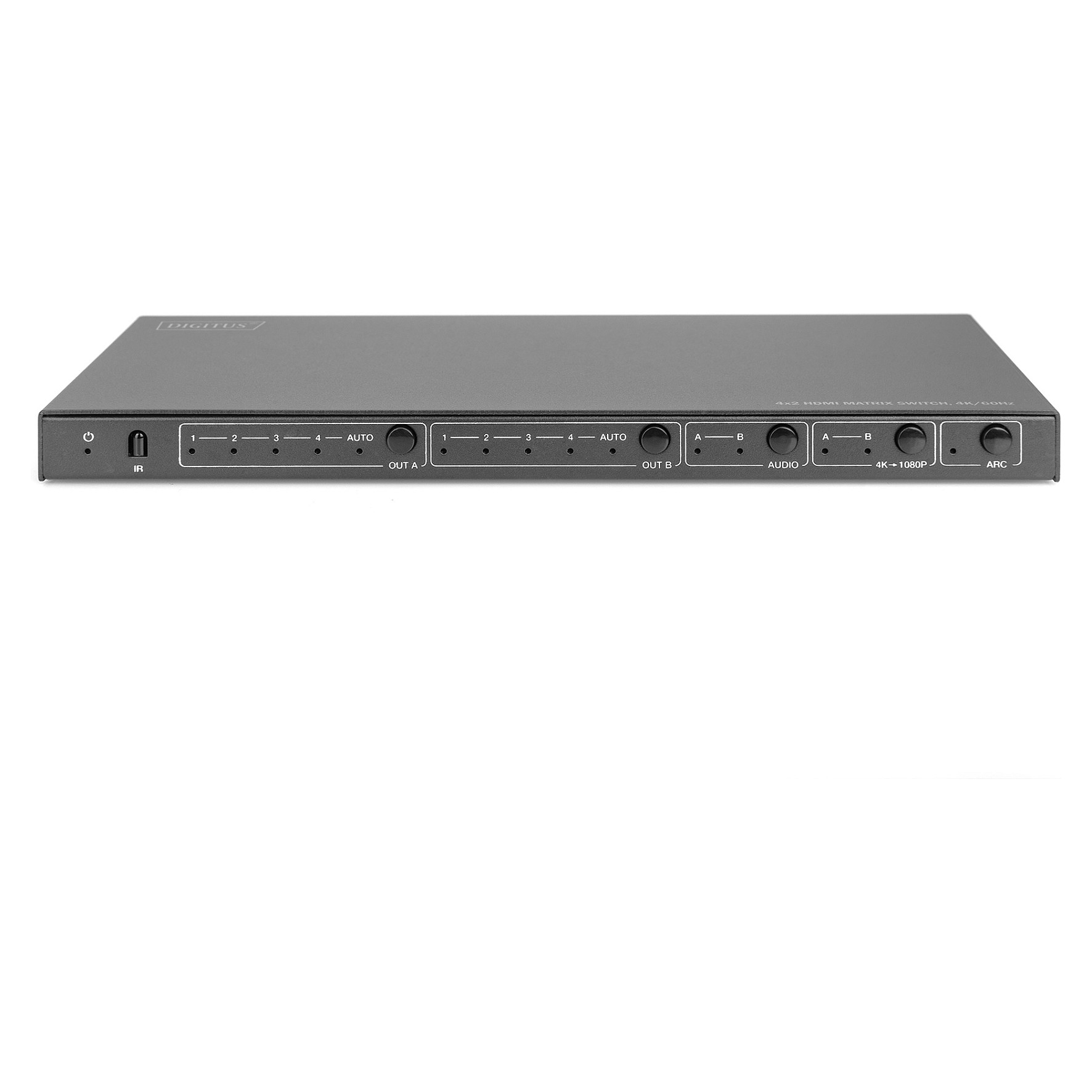 Kabllo HDMI DIGITUS 4x2 HDMI Matrix Switch 4K/60Hz / për ndarje fleksibile të sinjalit UHD - 2