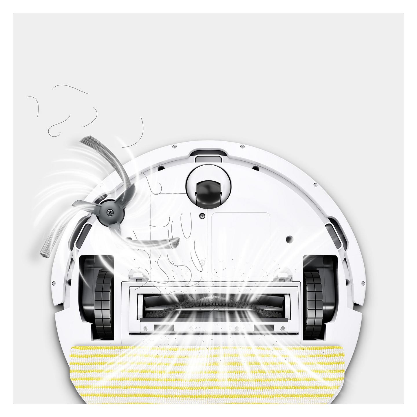 Fshesë Robotike Kärcher RVC 3 / 15.000Pa / 2600mAh / LiDAR / 240ml / 280ml / 130min / Mop – Bardhë - 3