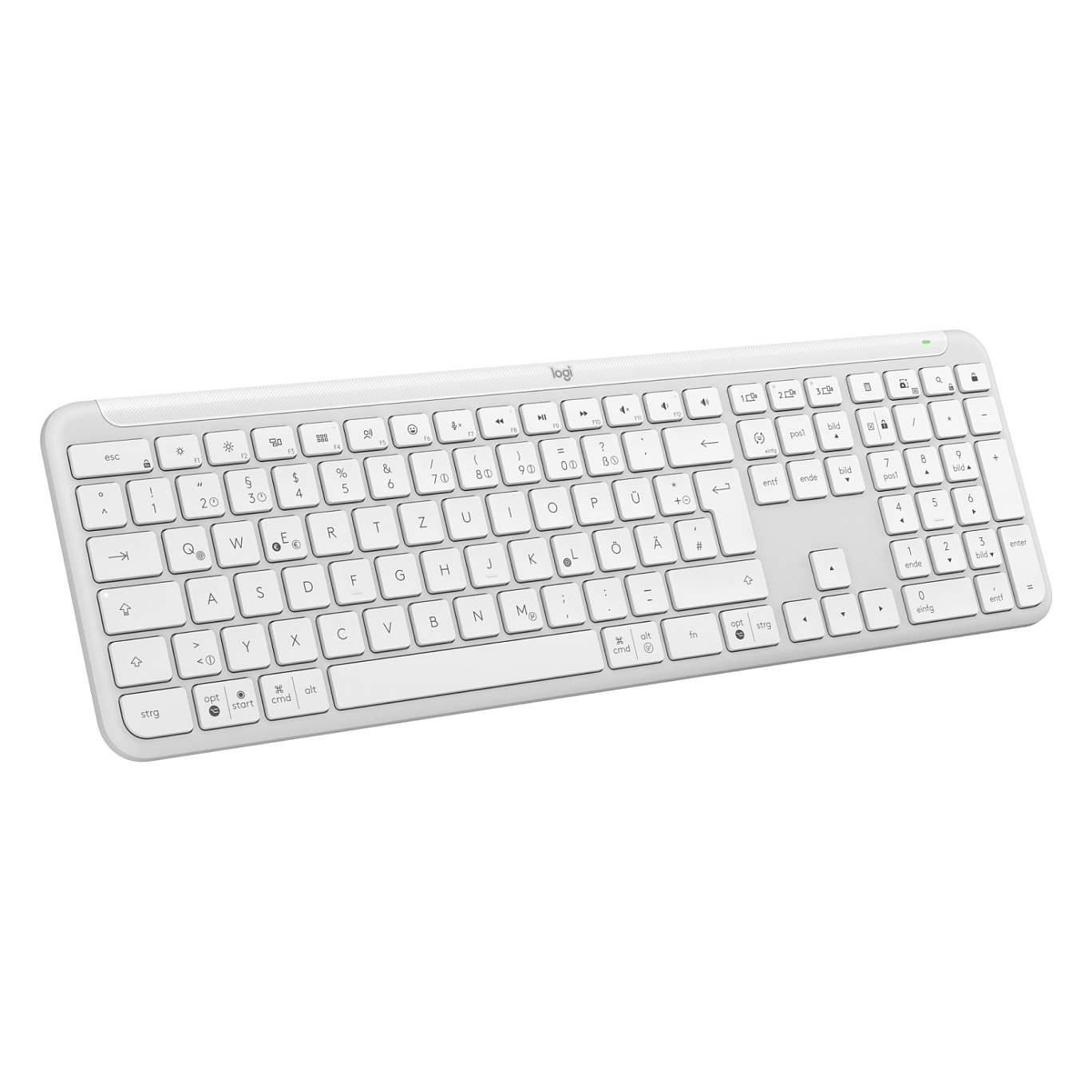 Tastierë Pa kabllo Logitech Signature Slim K950 / QWERTZ – Bardhë - 3