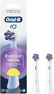 Koka zëvendësuese për furçë elektrike Oral-B iO Radiant White / 2 copë –Bardhë - 1