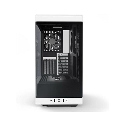 Kasë PC HYTE Y40 / Mid Tower / ATX / Dual Chamber / Tempered Glass - Bardhë - 3