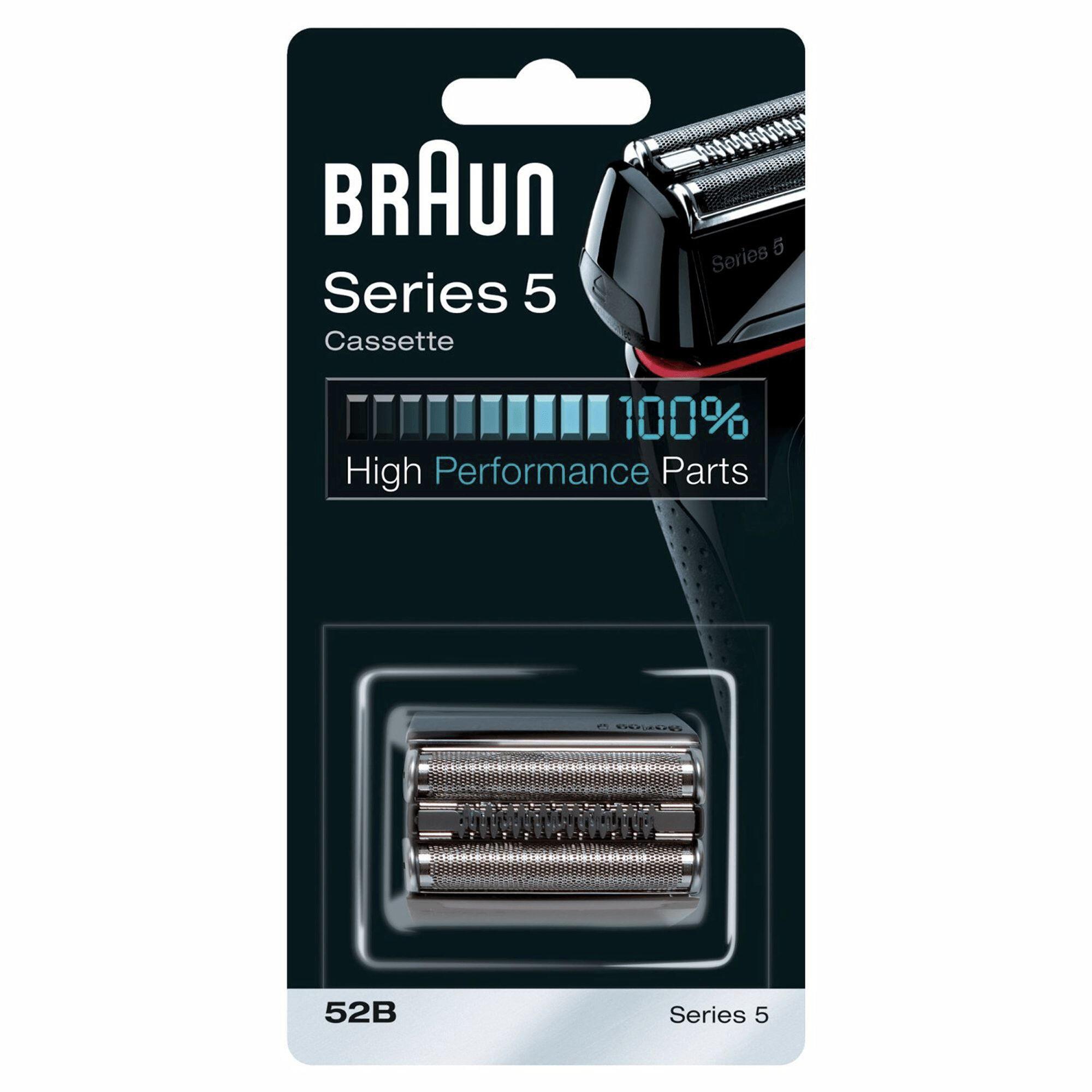 Kokë zëvendësuese për makinë rroje Braun Series 5 / 52B – Zezë - 2