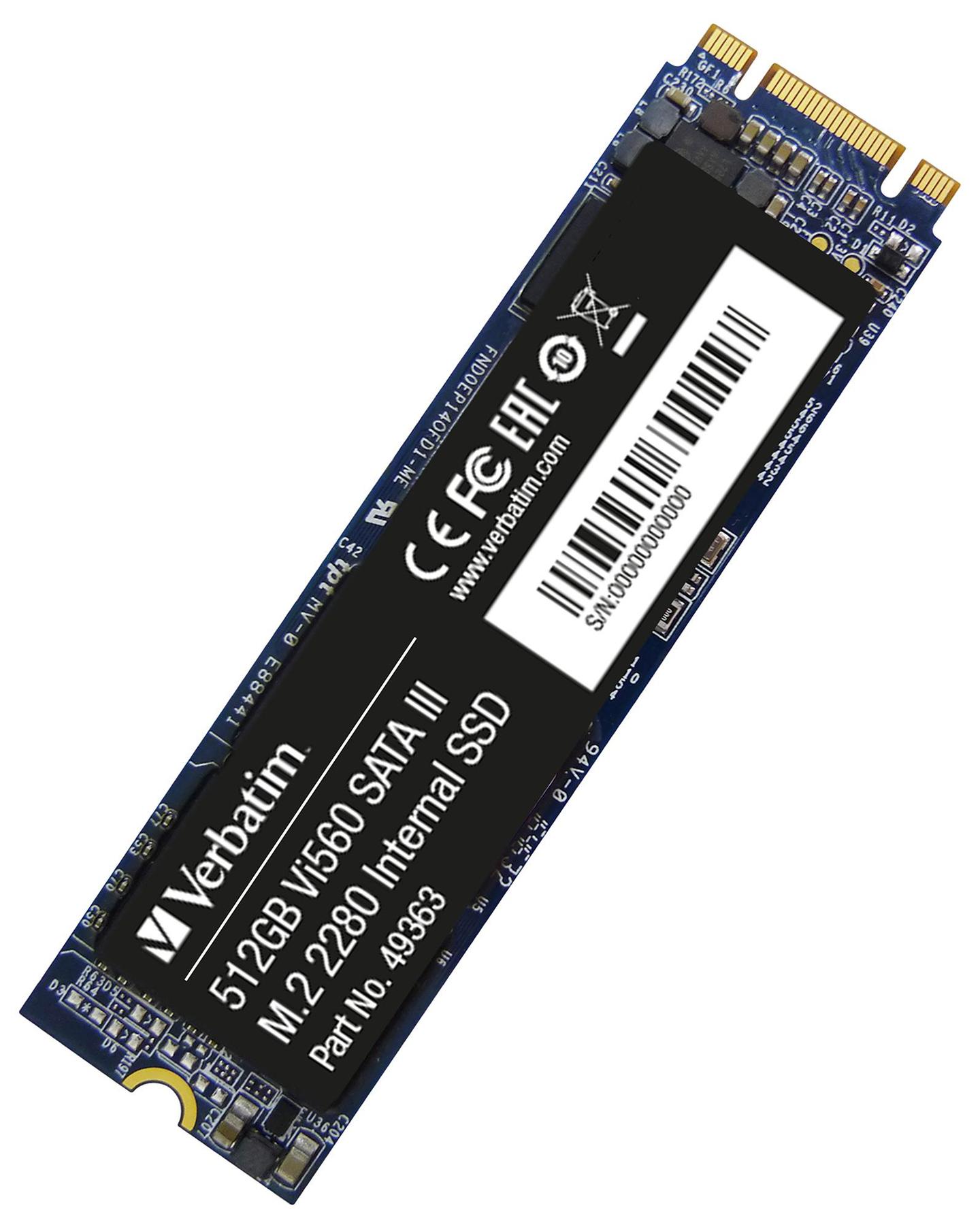 SSD e Brendshme Verbatim Vi560 S3, 512GB, M.2 2280, SATA III, 520MB/s Read, 480MB/s Write