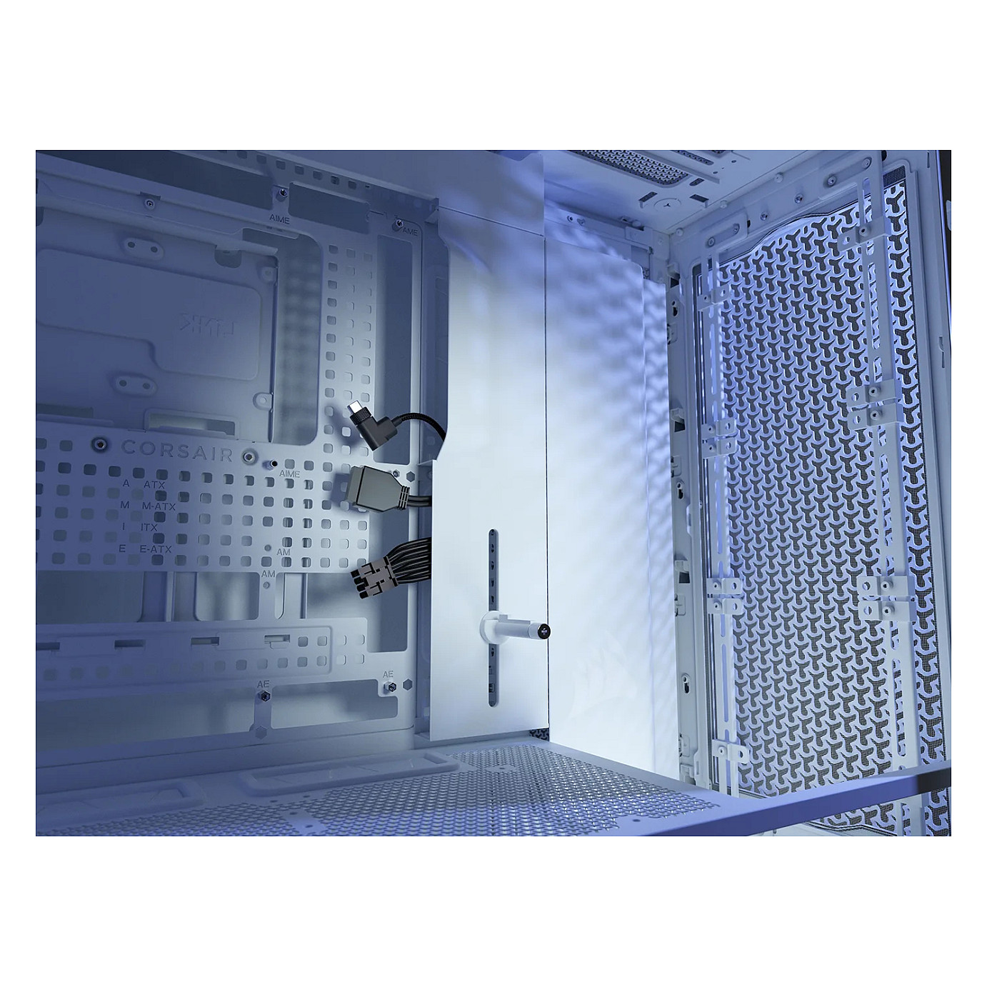 Kasë Midi CORSAIR Frame 5000D RS ARGB / ATX Gaming Tower - Bardhë - 2