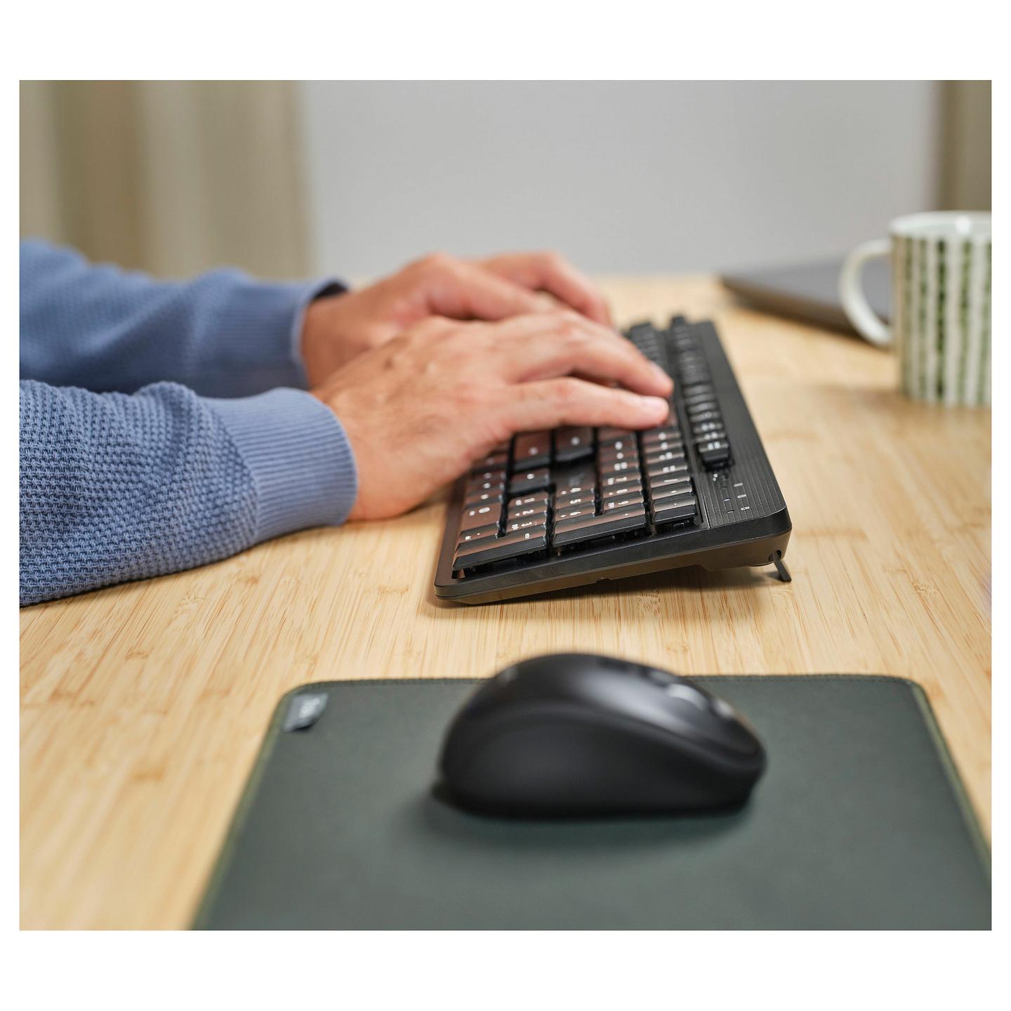 Combo (Tastierë & Maus) Trust TKM-360, Wireless, Full Size, QWERTZ Gjerman, Membrane, 1600 DPI - Zezë - 8