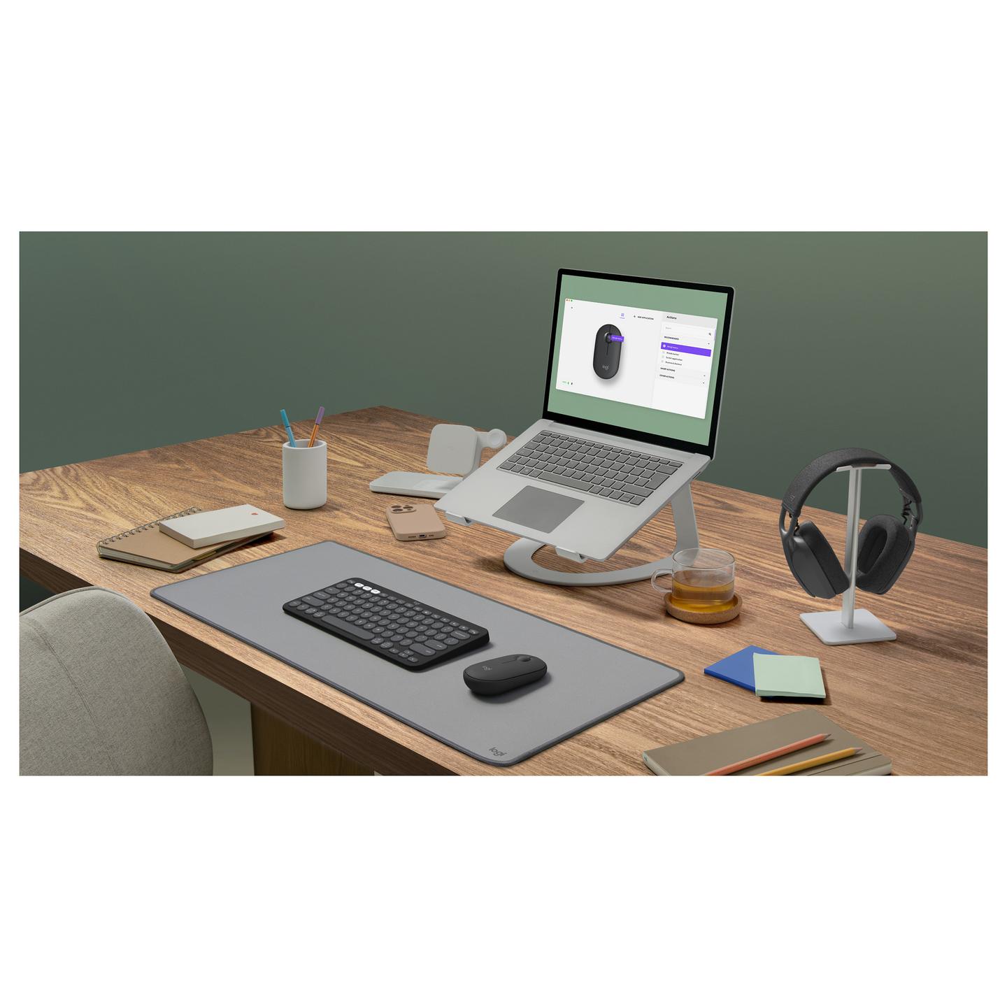 Maus pa kabllo Logitech Pebble 2 M350s / Optik / 4000 DPI / 3 Butona / SilentTouch - Hiri - 19