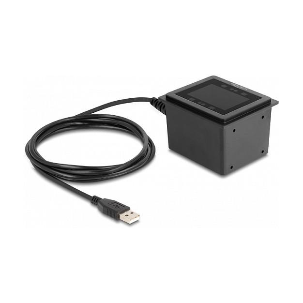 Skaner Barkodi USB DeLOCK 90600, 1D/2D, 60 Skanime/s, RJ50, USB, 1.5m - Zezë
