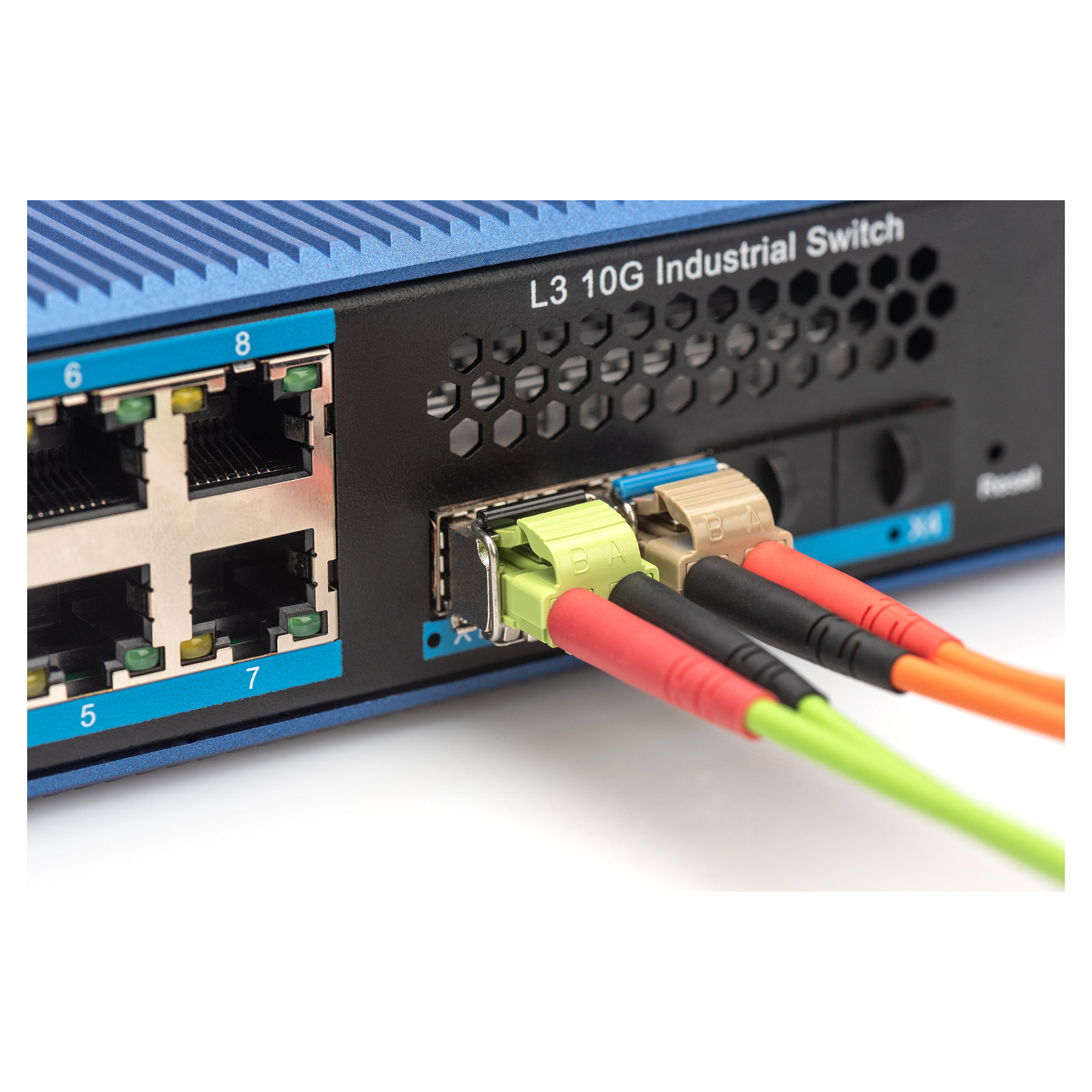 SFP/GPIC  DIGITUS Industrial Mini GBIC (SFP) Module 1.25Gbps 0.55km - Bezhë - 2