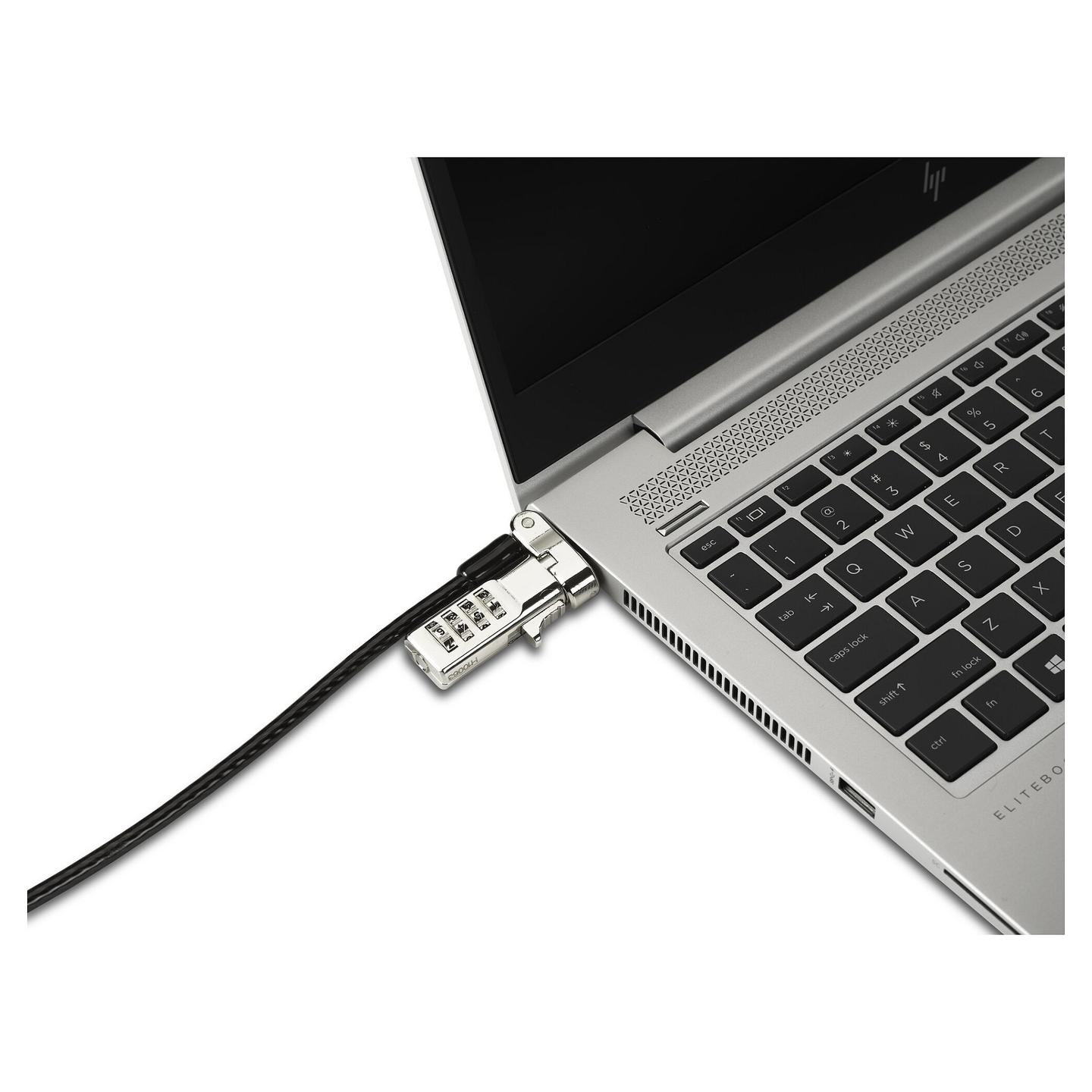 Bravë Sigurie Kensington K62316WW / 3-në-1 / 1.8m / Kombinim me 4 Shifra / për Laptop - Zezë - 4
