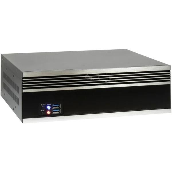 Kasë Inter-Tech IPC S25, Mini Tower, Mini-ITX, 1x 3.5" HDD ose 2x 2.5" SSD, 2x USB-A 3.0, 1x Ventilator 80mm, pa Furnizues Energjie - Argjend