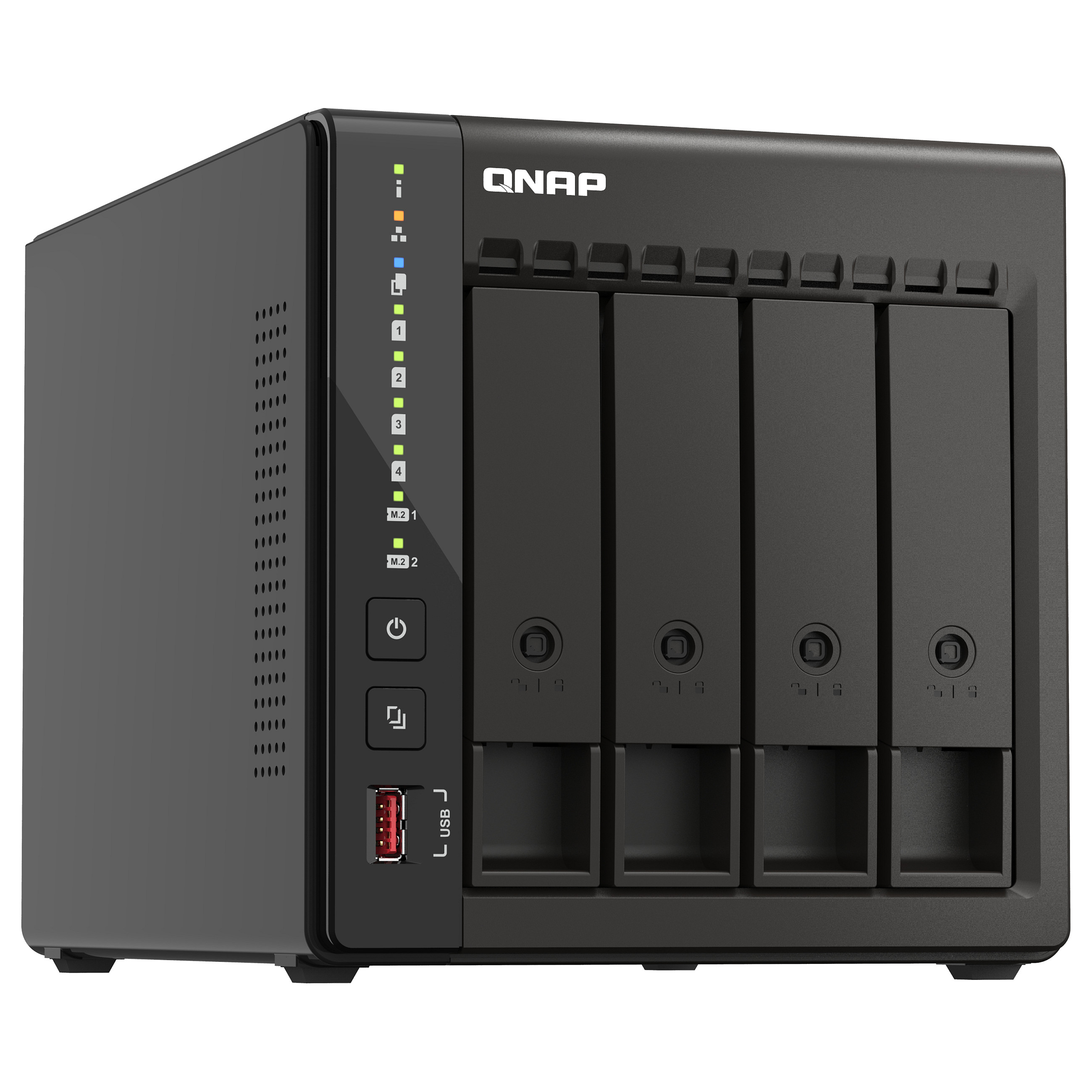 NAS 4-Bay QNAP TS-453E-8G Intel Celeron 2.6GHz Quad-Core - 3
