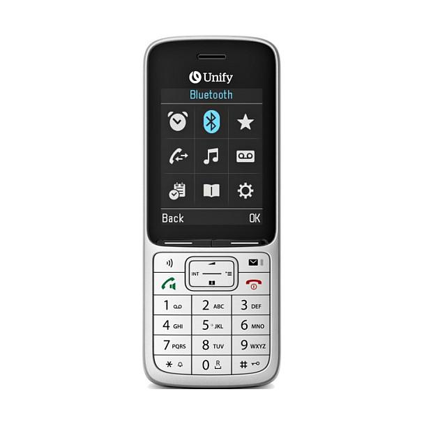 Telefon VoIP Unify OpenScape DECT Phone SL6 / L30250-F600-C518 / DECT / Bluetooth / Ekran TFT 2.4" / 500 Kontakte / Hands-Free / Jack 3.5 mm – Hiri