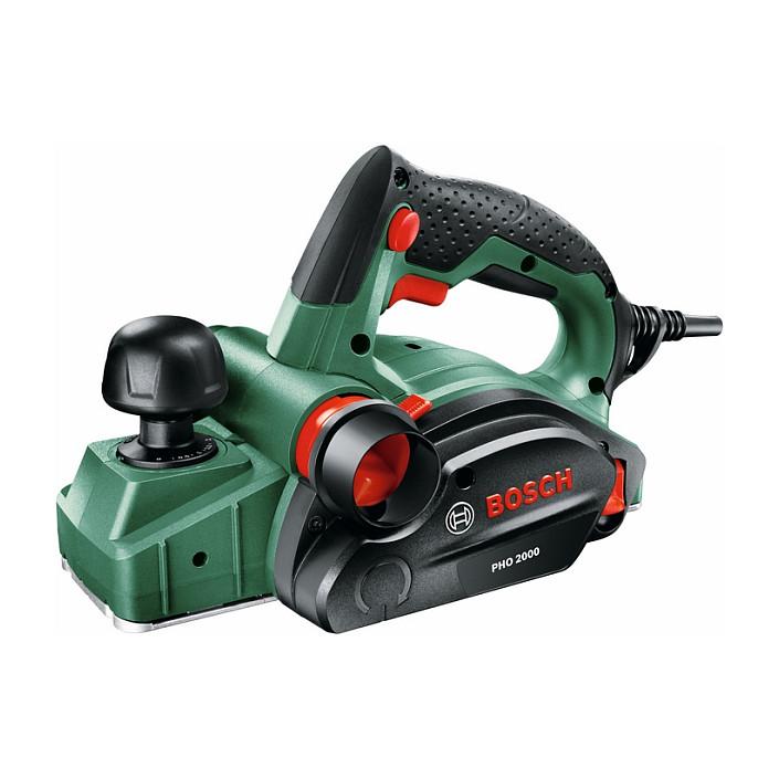 Rrafshuese Elektrike Bosch PHO 2000, 680W, Gjerësi Rrafshimi 82mm, Thellësi Rrafshimi 2mm, 19500rpm - Gjelbër/Zezë