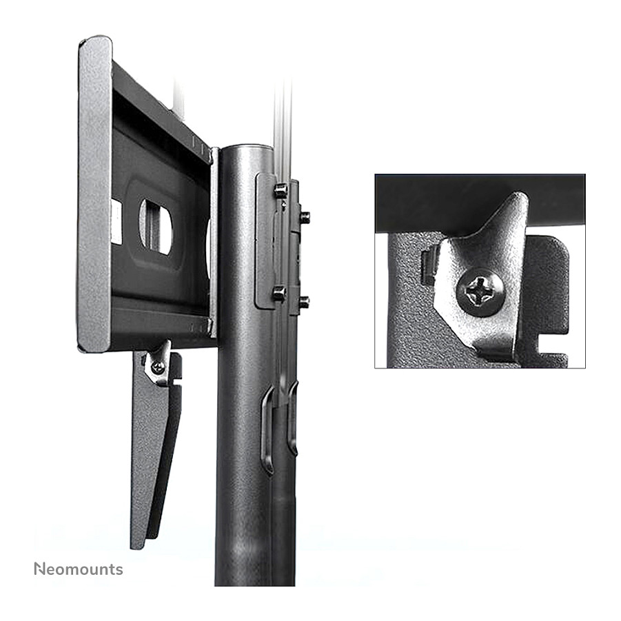 Mbajtëse për TV Neomounts NM-M1700 BLACK mobile floor stand for flat screen TVs up to 75" (191 cm). - 8