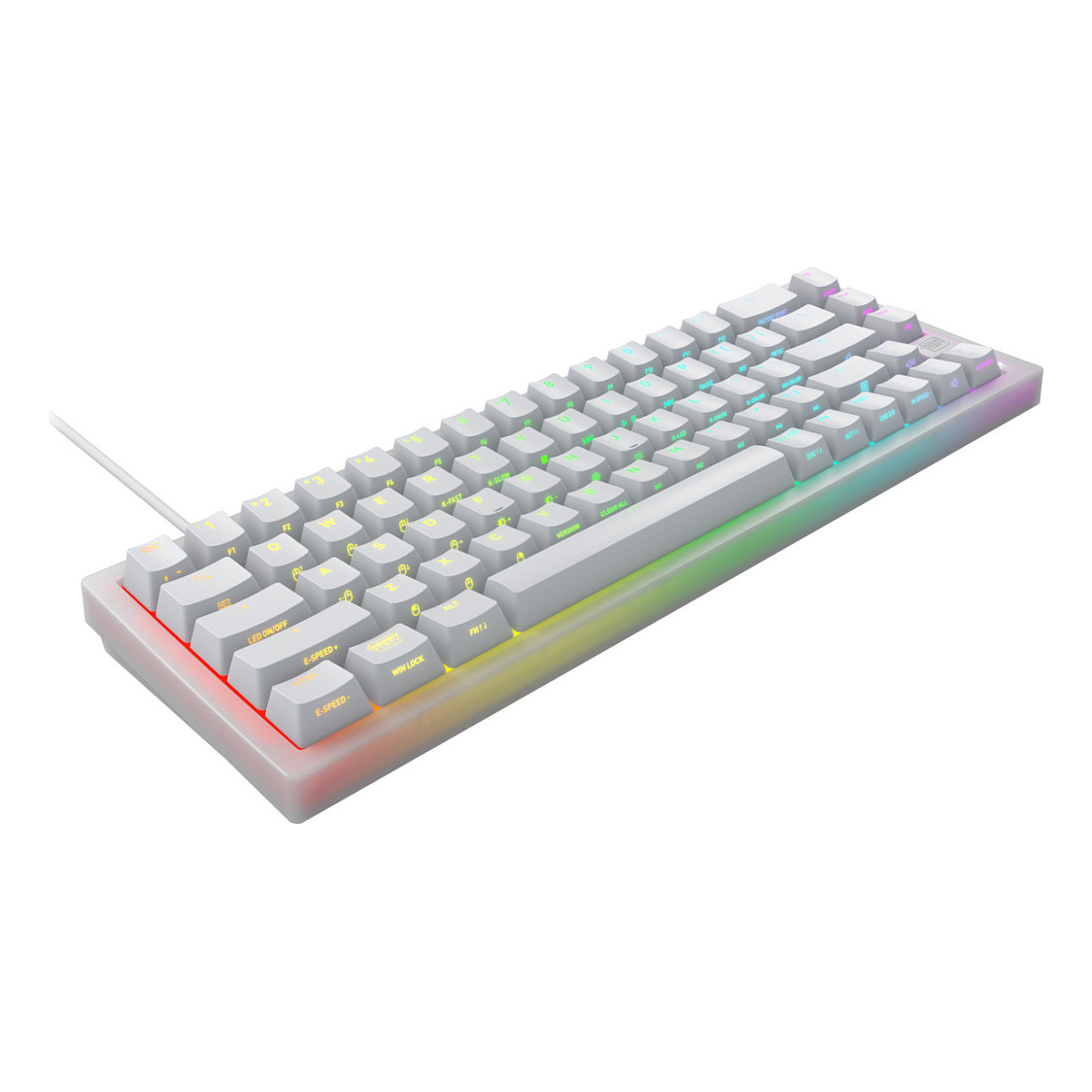 Tastierë Gaming CHERRY XTRFY K5V2 MX Red Wired / QWERTY - Bardhë - 6