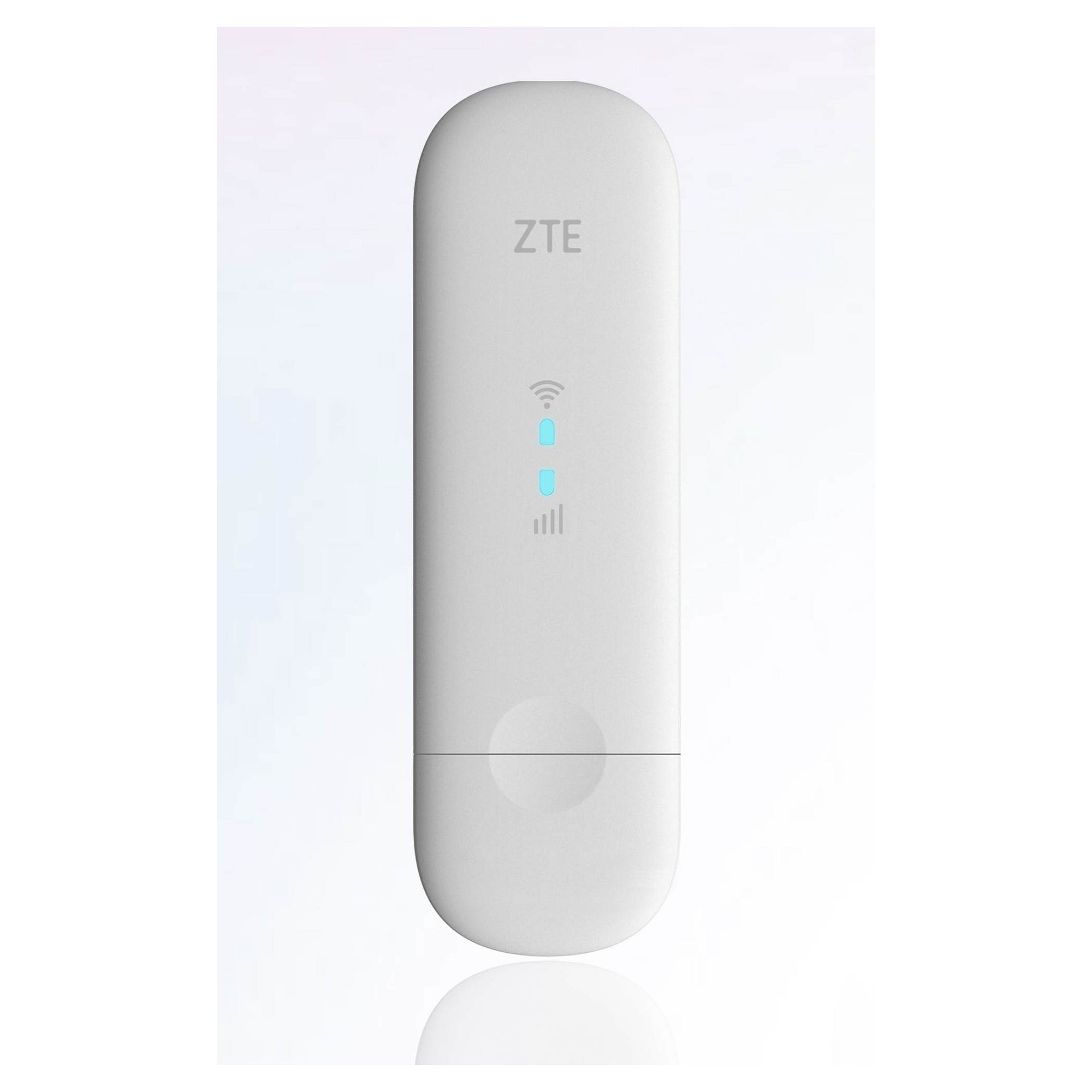 ZTE MF79U 4G LTE USB Modem / Wi-Fi Hotspot / 150Mbps / Micro SIM / microSD / TS-9 – White