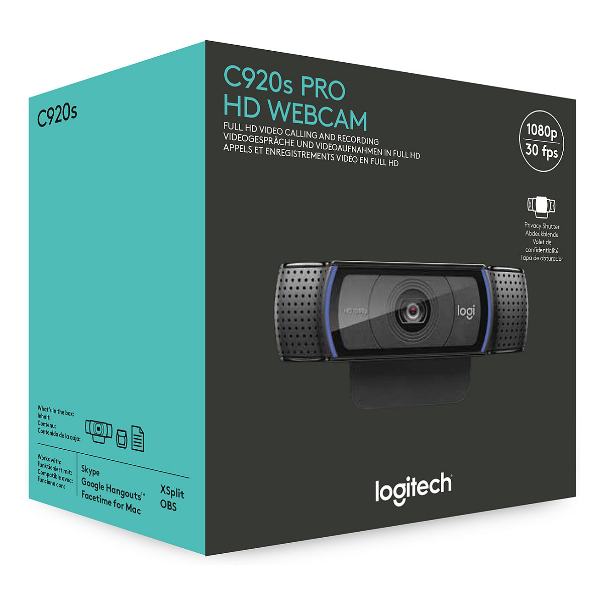 WebCam Logitech HD Pro C920S 1920×1080 - 7