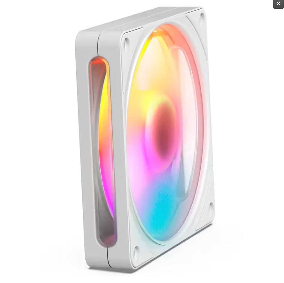 Ftohës për Kasë NZXT F140 / 140mm / 500-1800 RPM / ARGB / PWM – Bardhë