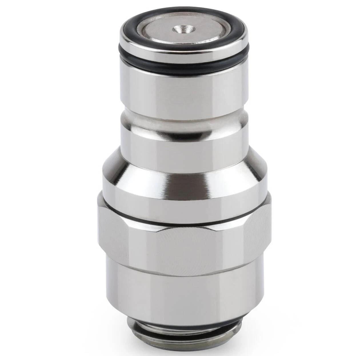 Fiting për Ftohës Thermal Grizzly DeltaMate, Quick Disconnect, G1/4, Male, Gloss Nickel - Argjend