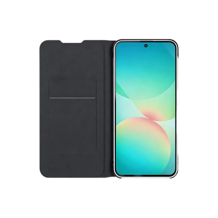 Aksesorë për telefon Samsung Mobeen GP-FWA276AEABW / Galaxy A27 / Flip Cover / PC+PU / Card Slot - Zezë