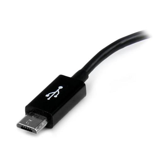 Kabllo USB OTG StarTech.com UUSBOTG, Micro USB-B Mashkull në USB-A Femër, USB 2.0, 12.7 cm – Zezë - 3