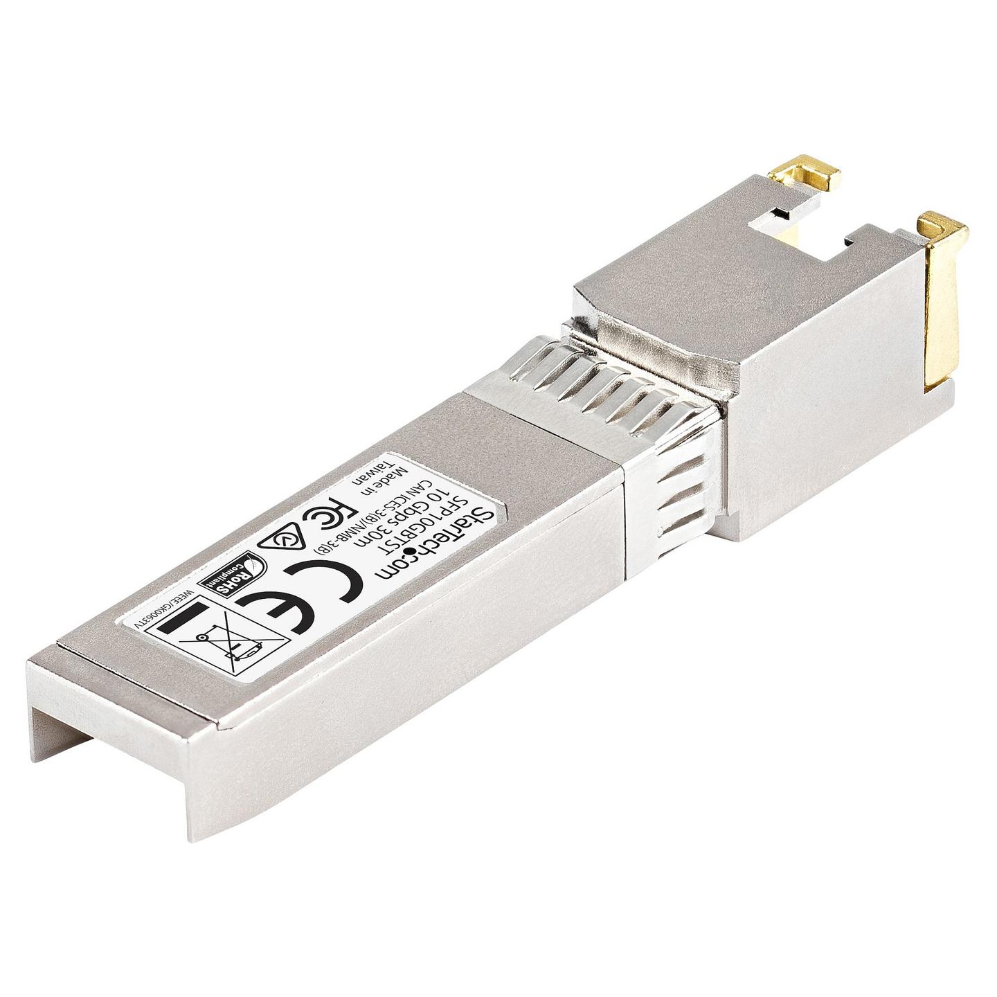 Transceiver StarTech.com SFP10GBTCST, SFP+, 10Gbps, 10GBASE-T, RJ45, deri në 30m - Argjend - 4