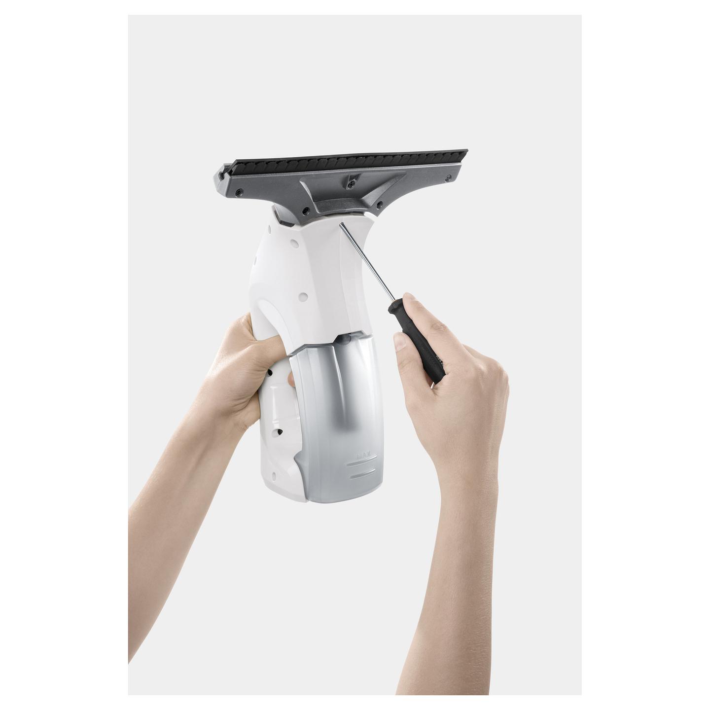 Pastrues Xhamash Kärcher WV 3 Comfort Precision, 280mm, 200ml, 35min, 105m², Li-Ion, 360° - Bardhë, Zezë - 3