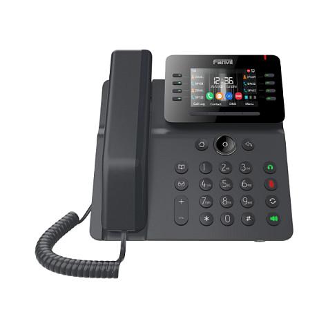 Telefon VoIP Fanvil V64, SIP, 12 Linja, 3.5" LCD, Wi-Fi Dual-Band, Bluetooth, 2x Gigabit Ethernet, PoE - Hiri