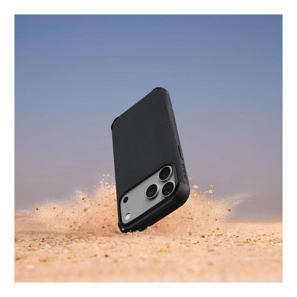 Aksesorë për telefon PITAKA KI1701MGP / Case / MagSafe / Fibër Aramide & TPU / Apple iPhone 17 Pro - Zezë - 5