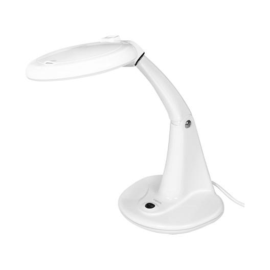 Llambë LED LogiLink WZ0059, 6.5 W, 40 LED, Zmadhim 1.75× dhe 4×, Lentë Xhami 10 cm, 520 lm – Bardhë - 2