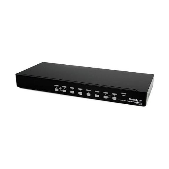 KVM Switch StarTech.com SV831DVIU, 8 porta, DVI, USB, 1920 × 1200, Rack 1U - Zezë