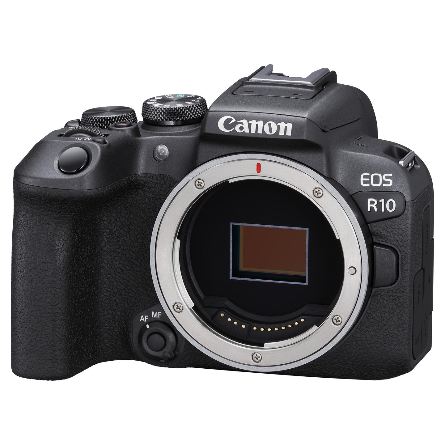 Kamerë Digjitale Canon EOS R10, Mirrorless, APS-C 24.2MP, 4K, RF Mount, Wi-Fi, Bluetooth - Zezë - 2