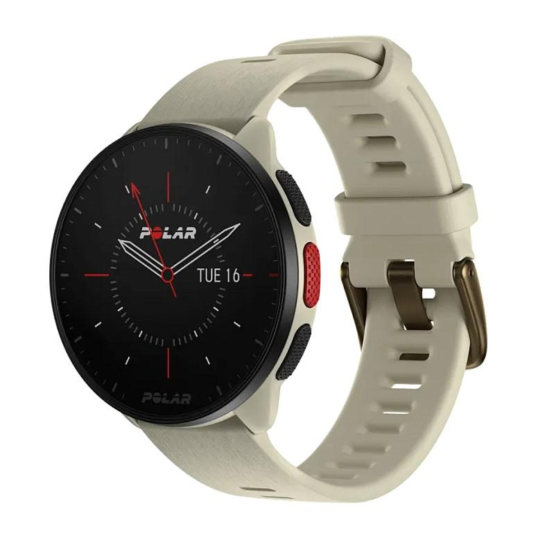 Orë e Mençur Polar Pacer, 1.2", GPS, Bluetooth 5.1, Monitorim i Rrahjeve të Zemrës, WR50 - Bezhë - 1