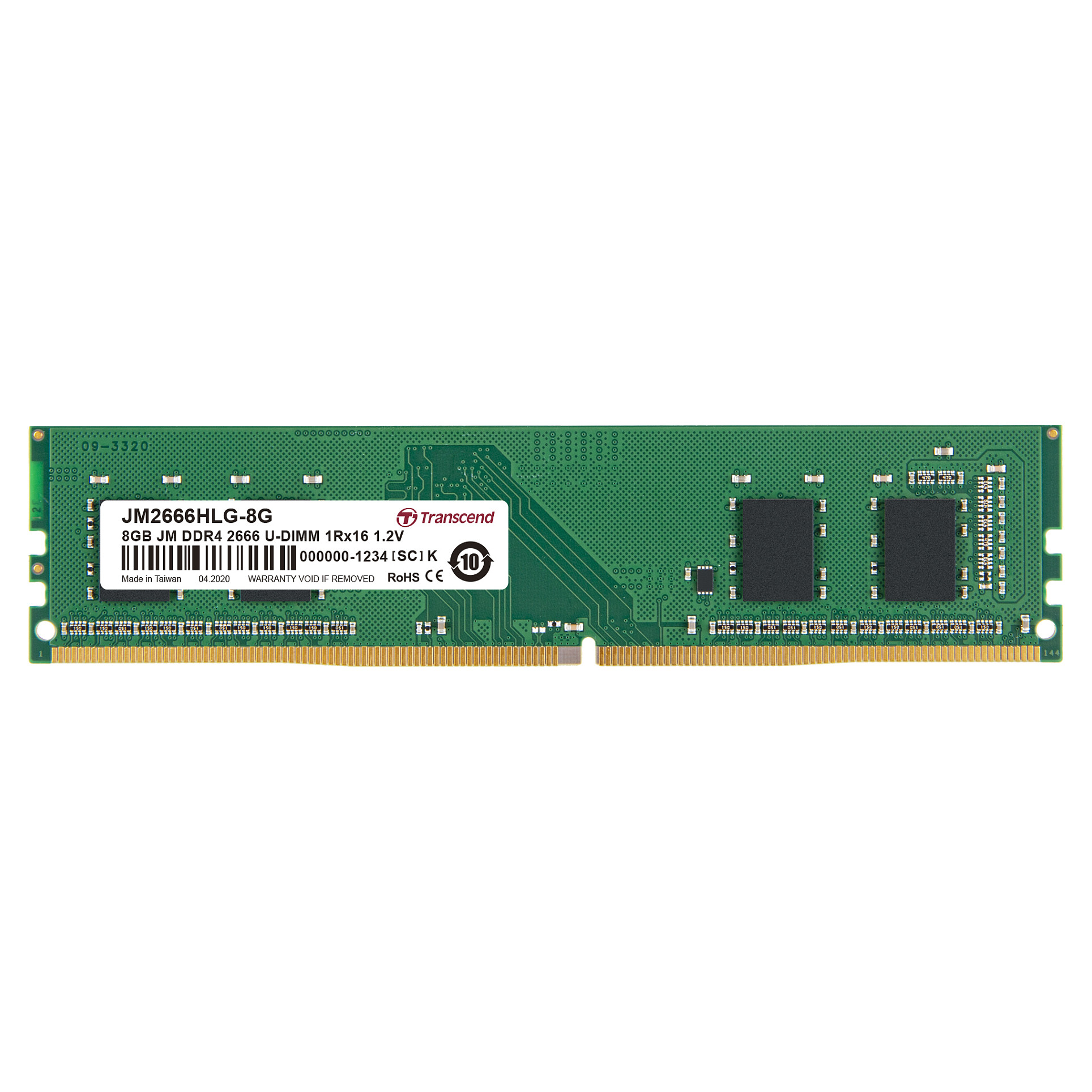 RAM Memorie DDR4Transcend 8GB DDR4 2666 DIMM CL19 – JetRam - 2