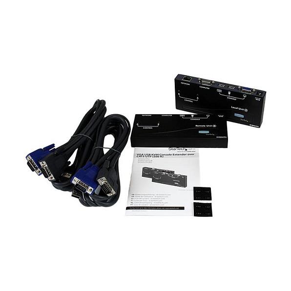 Extender KVM StarTech.com SV565UTPUEU, VGA, USB, Cat.5/6, deri në 150m, TAA - Zezë - 7