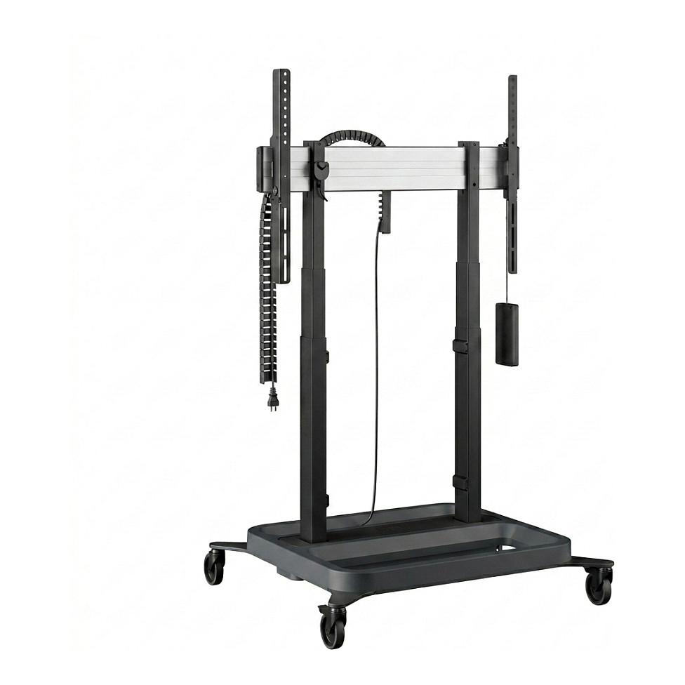 Mbajtëse me Rrota për TV Vogel's RISE 5205 / 43"-98" / 120kg / Motorike / Ngritje 980mm / 50mm/s - Zezë